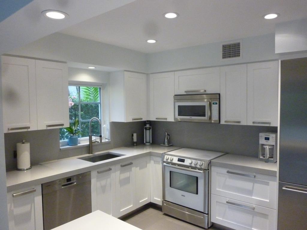 White Shaker Kitchen from Kitchen Refacing by